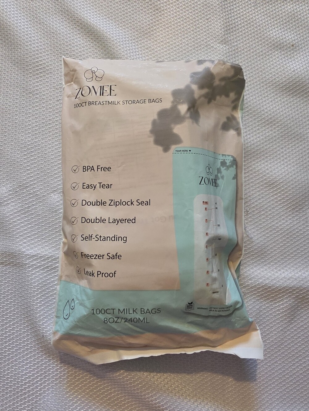 🟢 30% Off Mondays- Zomee Milk Storage Bags- 100 Count